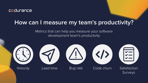 Metrics that help you measure your teams productivity