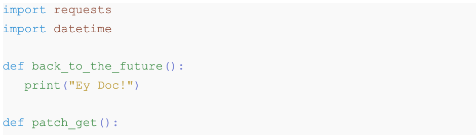 Mocking with Python