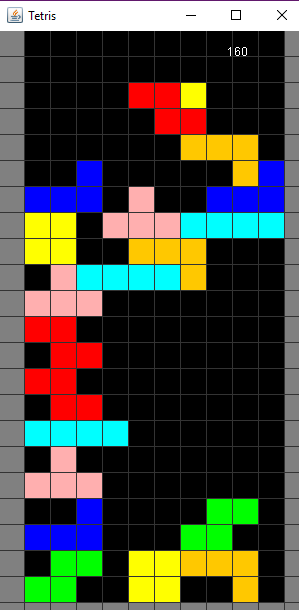 illustration of machine playing tetris